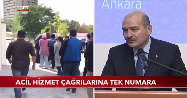 Acil hizmet çağrılarına tek numara