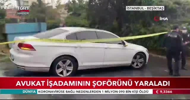 Avukat işadamının şoförünü yaraladı