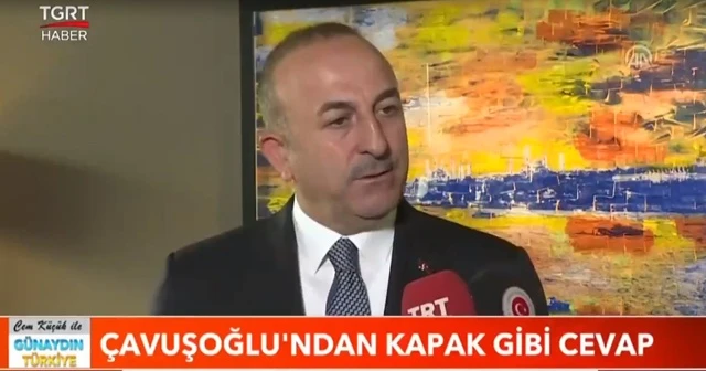 Bakan Çavuşoğlu'ndan kapak gibi cevap