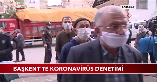 Başkent'te koronavirüs denetimi