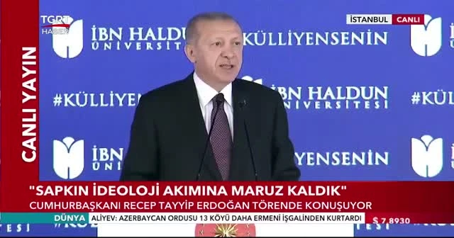 Cumhurbaşkanı Erdoğan'dan eğitim açıklaması