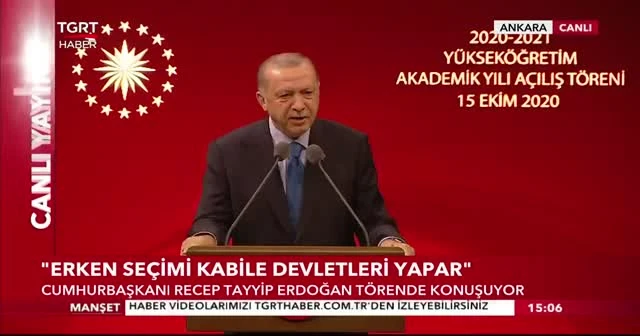 Cumhurbaşkanı Erdoğan erken seçim tartışmalarına son noktayı koydu
