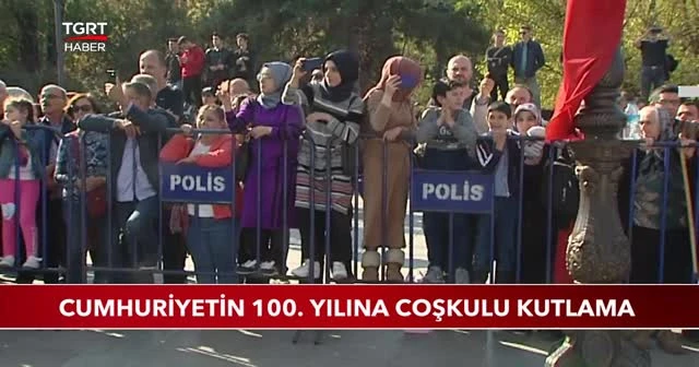 Cumhuriyetin 100. yılına coşkulu kutlama