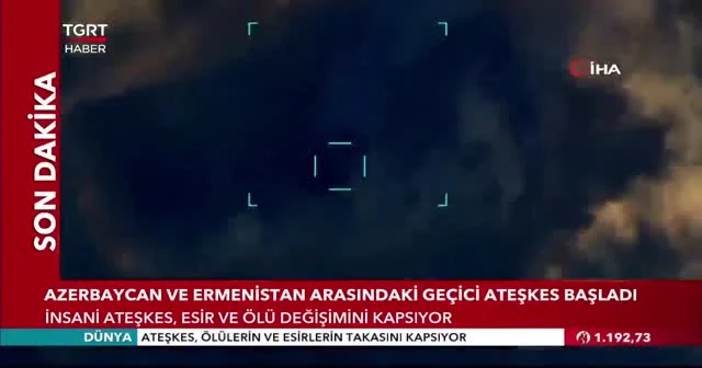 Dağlık Karabağ'da ateşkes başladı