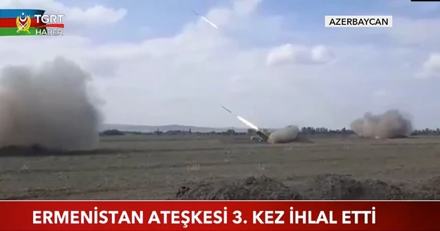 Ermenistan ateşkesi 3.kez ihlal etti