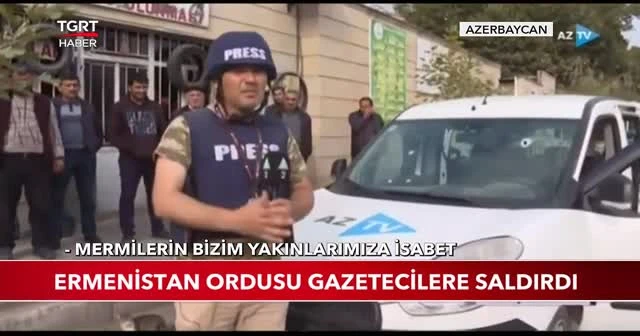 Ermenistan gazetecileri hedef aldı