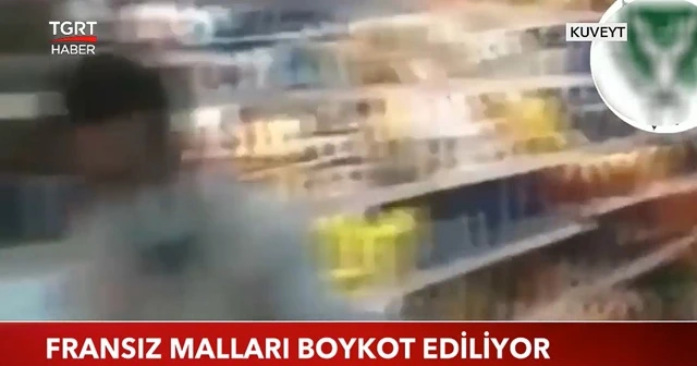 Fransız malları boykot ediliyor