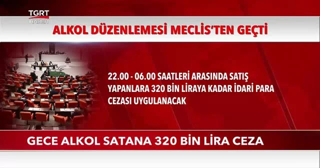Gece alkol satana 320 bin lira ceza