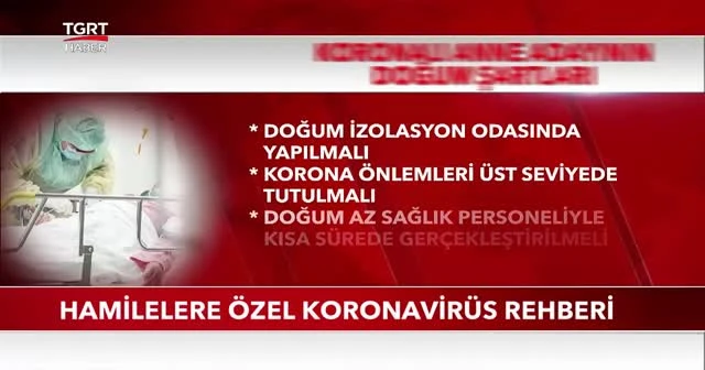 Hamilelere özel koronavirüs rehberi