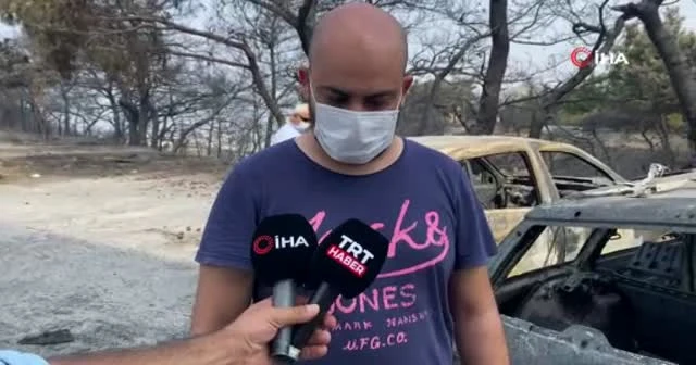 Hatay'daki yangından geriye kalan görüntüler yürek burktu