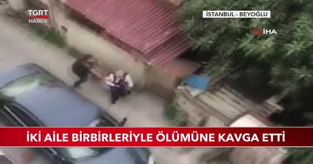 İki aile birbirleriyle ölümüne kavga etti