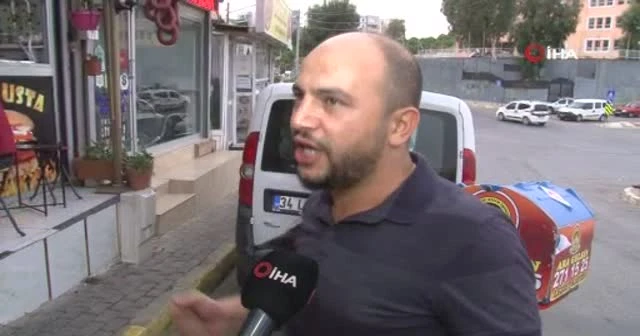 Kahramanlık anları güvenlik kamerasında