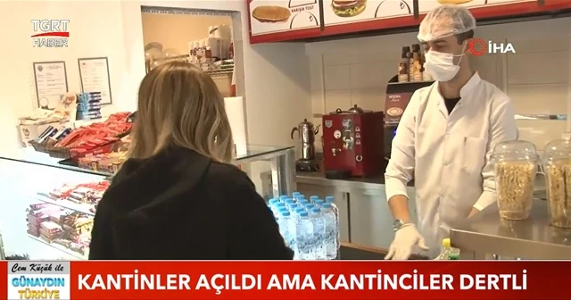 Kantinler açıldı ama kantinciler dertli