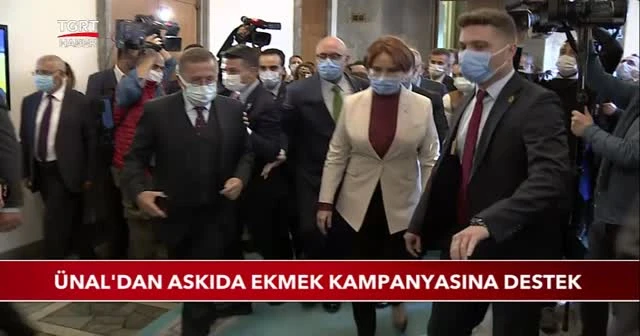 Mahir Ünal'dan askıda ekmek kampanyasına destek