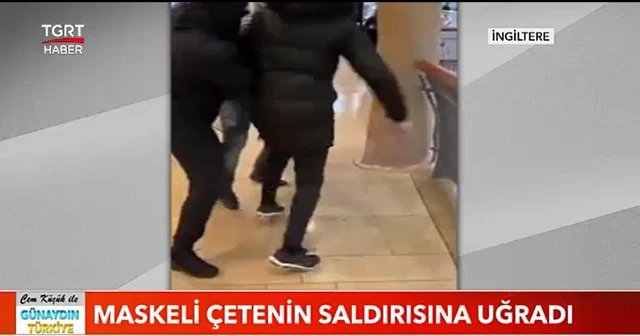 Maskeli çetenin saldırısına uğradı