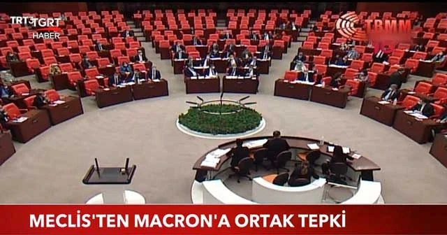 Meclis'ten Macron'a ortak tepki!
