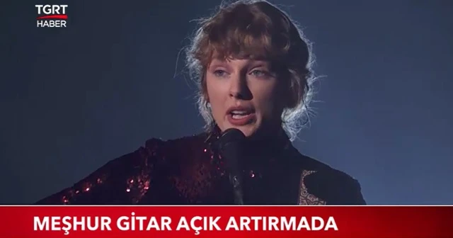 Meşhur gitar açık artırmada