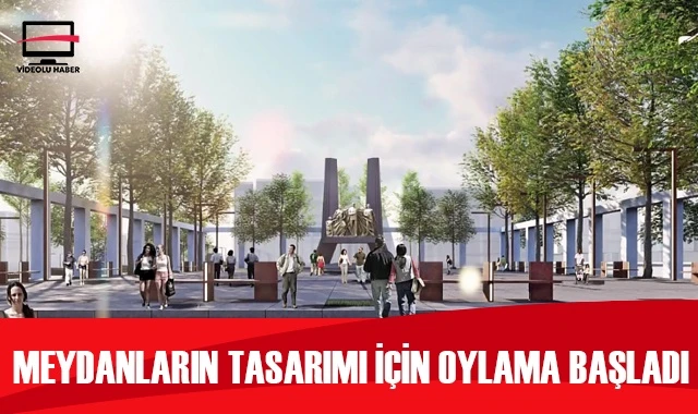 Meydanların tasarımı için oylama başladı