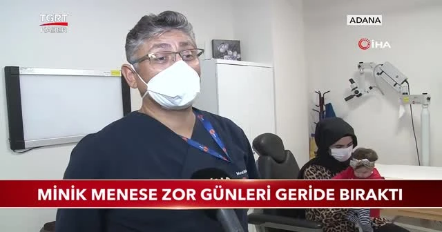 Minik Menese zor günleri geride bıraktı