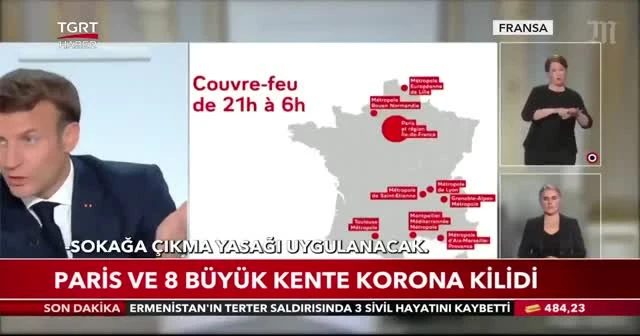 Paris ve 8 büyük kente korona kilidi