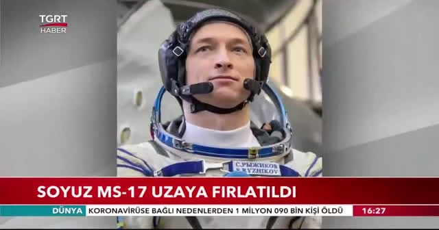 Soyuz MS-17 uzaya fırlatıldı