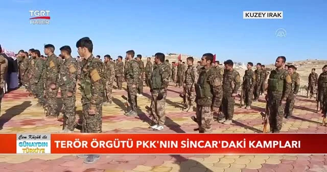 Terör örgütü PKK'nın Sincar'daki kampları