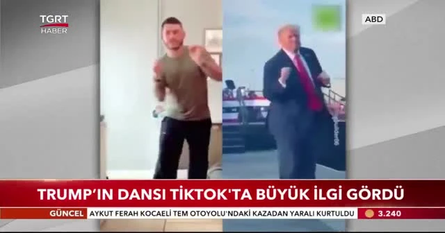Trump’ın dansı Tiktok'ta büyük ilgi gördü