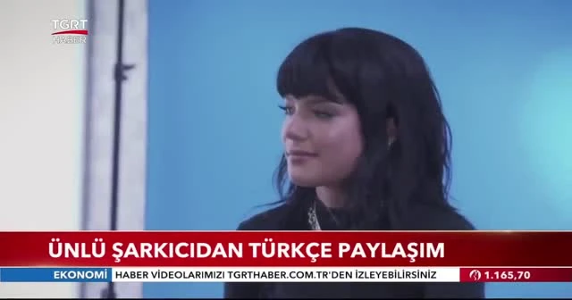 Ünlü şarkıcıdan Türkçe paylaşım