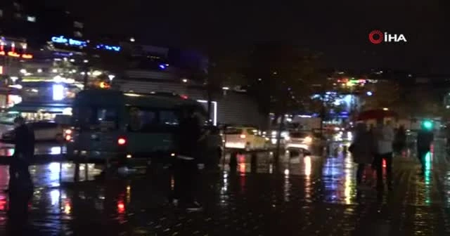 Üsküdar'da yağmur etkili oldu