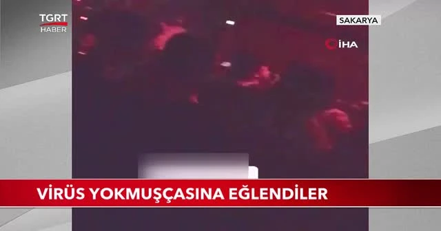 Virüs yokmuşçasına eğlendiler