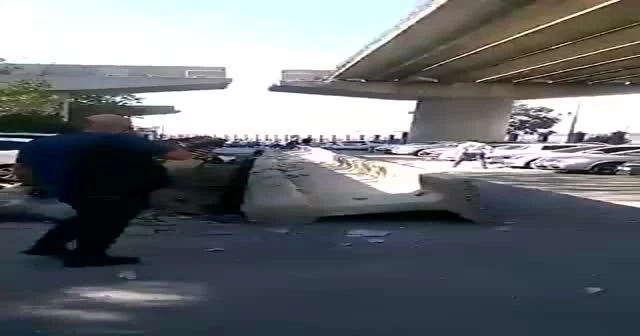 Viyadük bile dayanamadı