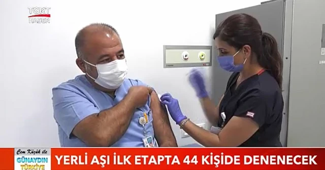 Yerli aşı ilk etapta 44 kişide denenecek