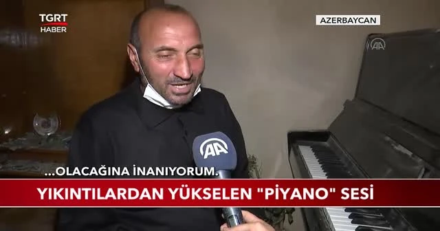 Yıkıntılardan yükselen "piyano" sesi