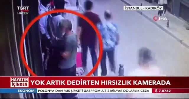 Yok artık dedirten hırsızlık kamerada