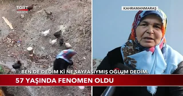 57 yaşında fenomen oldu