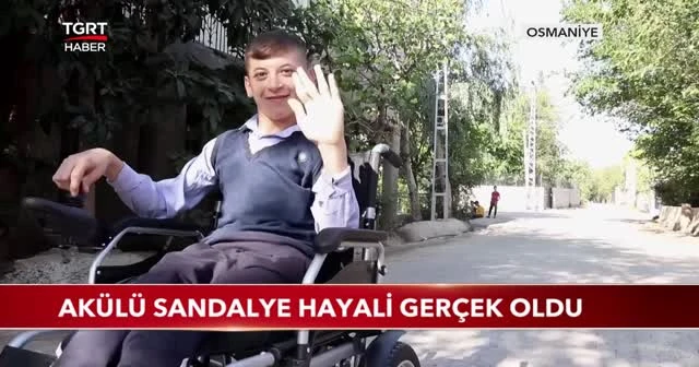 Akülü sandalye hayali gerçek oldu