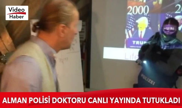 Alman polisi canlı yayını basarak doktoru tutukladı