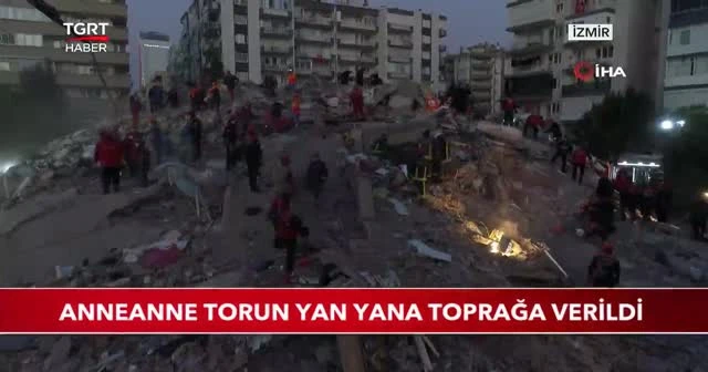 Anneanne torun yan yana toprağa verildi