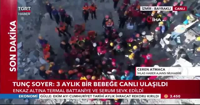 Ayda 91 saat sonra enkazdan canlı çıkarıldı
