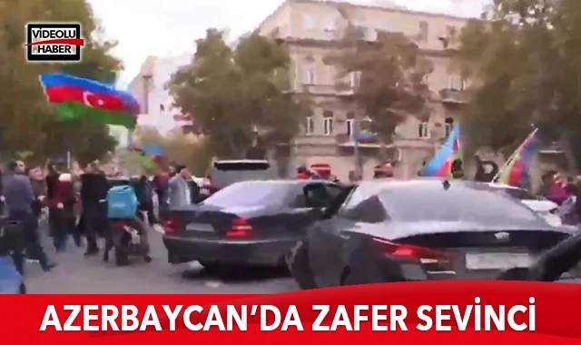 Azerbaycan'da zafer sevinci