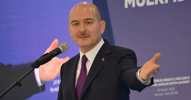 Bakan Soylu: “Kadına vuracağına kendini vur, delikanlısın ya”