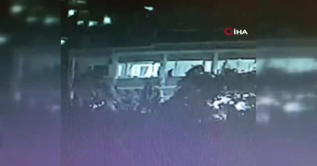 Beyoğlu’nda korkunç olay kamerada