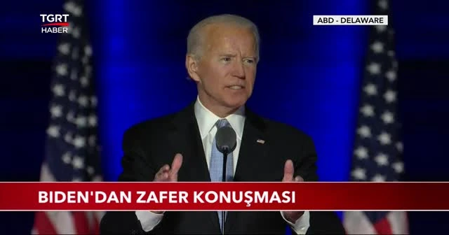 Biden'dan zafer konuşması