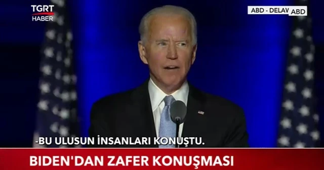 Biden'dan zafer konuşması