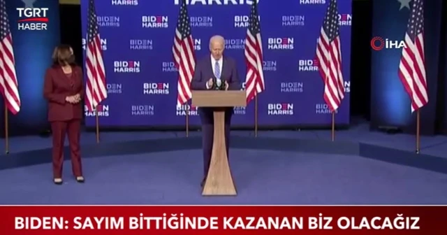 Biden: Sayım bittiğinde kazanan biz olacağız