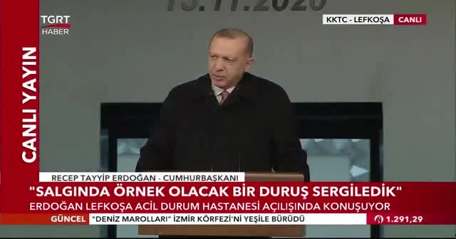 Cumhurbaşkanı Erdoğan'dan KKTC'ye 500 yataklı hastane sözü