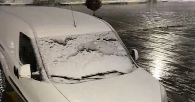 Edirne'de kar yağışı başladı