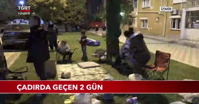 Gece depremzedeler için soğuk ve uzun