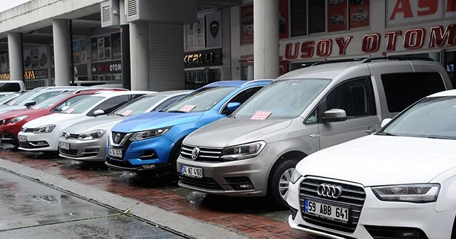 İkinci el araç piyasasında durgunluk yaşanıyor