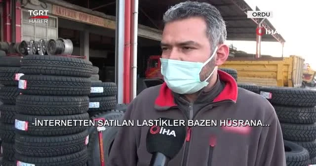 İnternetten satılan kış lastiklerine dikkat!